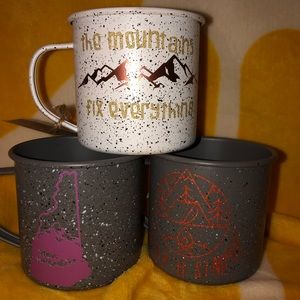 Metal Campfire coffee mugs